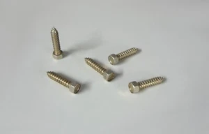 5x Sechskant Blechschraube 5,5x25 gelb verzinkt für Oldtimer und Youngtimer - Bild 1 von 2