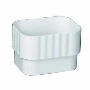 Amerimax Traditional Vinyl 2.375-in White Downspout Connector M0623 - Picture 1 of 1