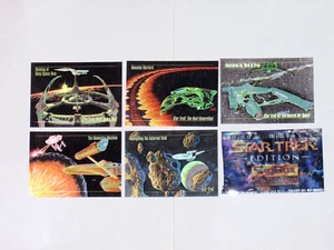 1993 SKYBOX STAR TREK MASTER SERIES  5 CARD SPECTRA FOIL INSERT SET S1-S5 TOS - Picture 1 of 11
