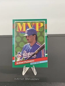 1991 Donruss #394 Rafael Palmeiro MVP Texas Rangers Error Card - Foto 1 di 5