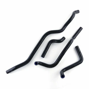For 2003 Kawasaki Prairie 650 KVF650 Black Silicone Radiator Coolant Hose Kit - Imagen 1 de 8