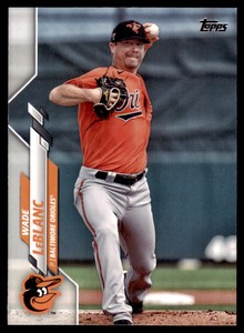 2020 Topps Wade LeBlanc Baseball Card Baltimore Orioles #U-244