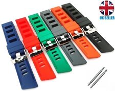 HIGH QUALITY THICK SOFT SILICONE RUBBER SPORT GYM WATCH BAND STRAP 20-22MM