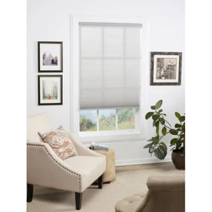 allen + roth 36-in x 72-in Gray Cloud Light Filtering Cordless Cellular Shade - Picture 1 of 4