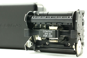 [Mint] Contax MFB-1B 220 645 Film Einsatz Halter W / Hülle Aus Japan #00229