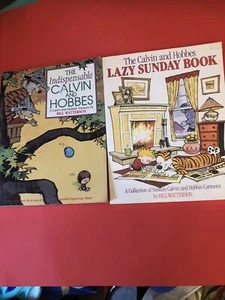Calvin And Hobbes Book Lot Of 2 By Bill Waterson Softcover GUC - Picture 1 of 4