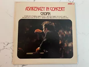 Ashkenazy / Chopin – “Ashkenazy In Concert” 1972 Classical LP NM - Imagen 1 de 3