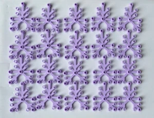 20 x LEGO Large Lavender Leaves 6x5 Limb Branch Tree Plant Leaf #2417 Tree New - Picture 1 of 3