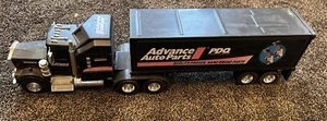 1996 Buddy L Kenworth Advance Auto Parts 18 Wheel Tractor Trailer Truck Untested - Picture 1 of 10