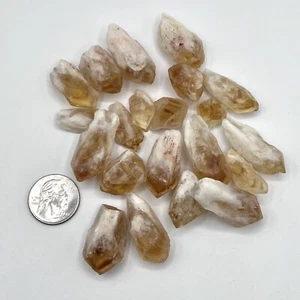 100g Natural Rough Citrine Point Quartz Crystal Healing Specimen - Picture 1 of 8