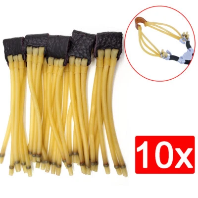 10er Set Ersatz Gummiband SCHLEUDER ZWILLE KATAPULT 3 Streifen Steinschleuder - Bild 1 von 4