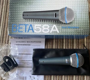 BETA 58A Microfono dinamico supercardioide + accessori - Foto 1 di 5