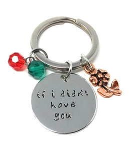 Silver 'If I Didn't Have You' Keyring Monsters Inc Song Didnt Mike and Sully New - Picture 1 of 2