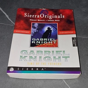 Gabriel Knight Sins of the Fathers PC Big Box CD Rom Spiel 1993 Sierra Originals - Bild 1 von 6