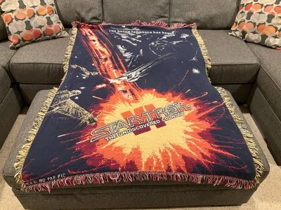 STAR TREK VI: Manta de tapiz de campo sin descubrir 4' x 6' 1992 Foto 1 de 4