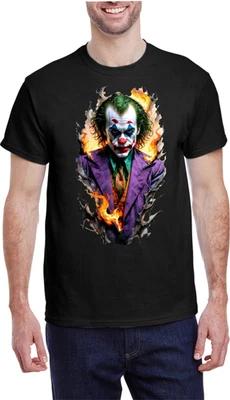 Nueva Con Etiquetas / Camiseta Joker Fire Camiseta Calidad Absorbente Foto 1 de 4