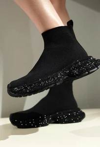 Cape Robbin Lynelle A Women's Sock Sneakers, Slip On Mesh Sock Shoes 7.5 - Picture 1 of 8