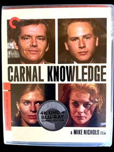 Mike Nichols & Jules Feiffer's CARNAL KNOWLEDGE-1971 (Criterion 4K-Blu-Ray) NEW - Picture 1 of 2