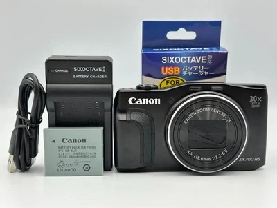 Canon PowerShot SX700 HS Compact Digital Camera 16.1MP Tested Working - Image 1 of 4