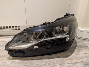 PEUGEOT 3008 5008 LEFT PASSENGER SIDE LED NS HEADLIGHT 9836230480 GENUINE - Picture 1 of 16