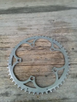 Закрепленная 53t Campagnolo Campy Дорожный Велосипед Передняя звездочка 135Bcd Италия  - Изображение 1 из 4