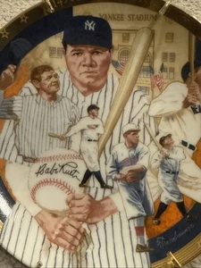 1992 Legendary Babe Ruth, The Hamilton Collection Plate Ltd. Ed. - Picture 1 of 10
