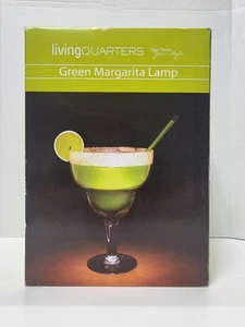 Retro Living Quarters Margarita Cocktail Bar Glas Lampe grün neu im Karton  - Bild 1 von 9