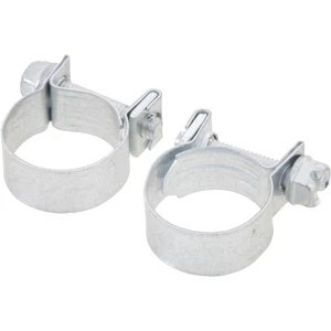 1958-82 Buick Chevy Olds Pontiac; Power Steering Return Hose Clamps; Pair - Picture 1 of 4