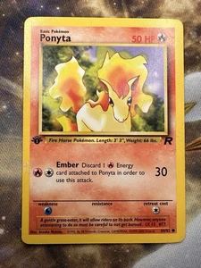 Ponyta 64/82 - 1. Edition Team Rocket - Pokémon TCG - LP/MP KOSTENLOSER VERSAND - Bild 1 von 2