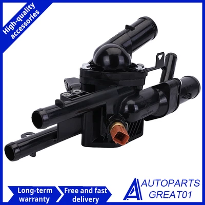 2015-20 Coolant Thermostat Housing for Kia Optima Hyundai Sonata Santa Fe 2.4L Foto 1 de 4