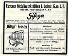 Essener Metallwerkst&#228;tten L. Leiner Essen Historische Reklame 1925