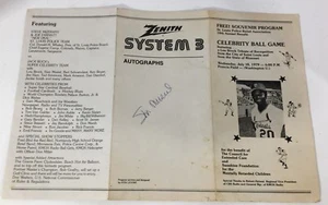 Selten Stan Musial signiert 1979 Souvenir 10th Annual Celebrity Baseball Spiel  - Bild 1 von 10