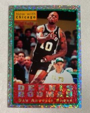 NBA DENNIS RODMAN San Antonio Spurs 1995-96 Panini Italian Sticker #278