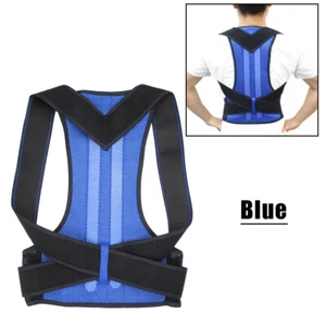 Posture Corrector Shoulder Back Support Brace Belt Therapy Men Women - Picture 1 of 25