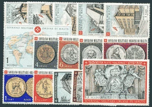 SMOM - ANNATA COMPLETA 1970 - 15 VALORI + 1 FOGLIETTO NUOVI INTEGRI - Imagen 1 de 1