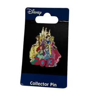 2013 DISNEY JERRY LEIGH PRINCESS BELLE RAPUNZEL AURORA ARIEL CINDERELLA SNOW PIN - Picture 1 of 7