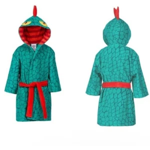 Saint Eve Youth Beach Cover-Up Hooded Dinosaur Bath Robe 4 NWT Large 10/12 - Picture 1 of 3