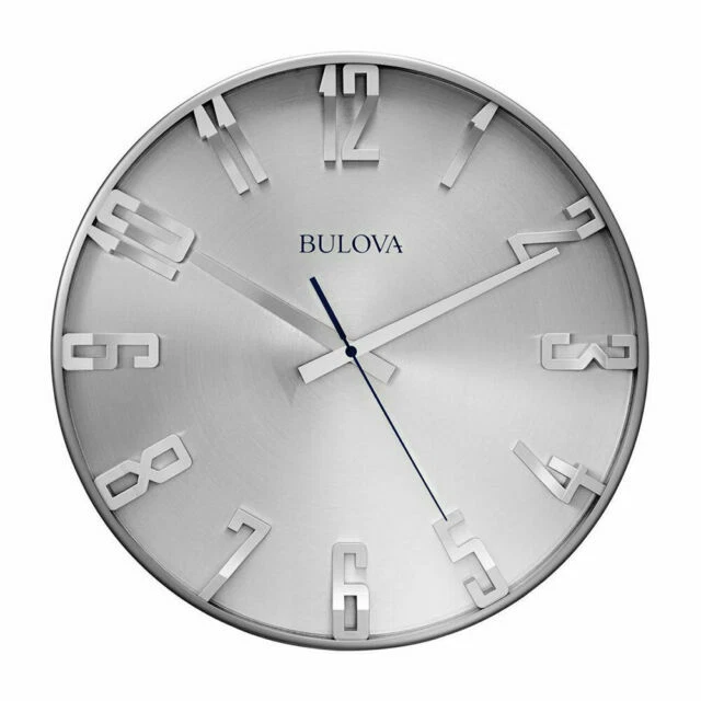 NUEVO RELOJ DE PARED GRANDE BULOVA 15.7" DE DIÁMETRO - "DIRECTOR" C4846 Foto 1 de 1