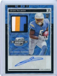 2021 Panini Contenders Optic Rookie Patch Auto Black Scope #RPA-JPA Josh Palmer - Picture 1 of 2