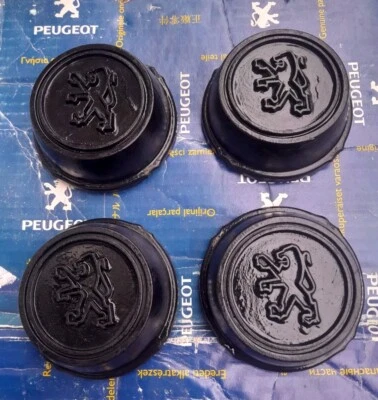 Подлинные пластиковые центральные колпаки на стальные колеса Peugeot 106 Rallye серия S1 1 2 S2 205 - Изображение 1 из 4
