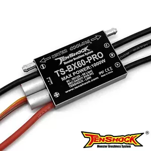 NEW Tenshock Brushless Waterproof 60A PRO ESC BX60-PRO - Picture 1 of 6