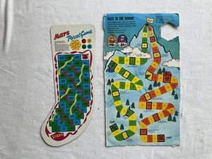 2x Vintage “Mars Bar” Christmas Themed Advertising Board Games - Picture 1 of 17