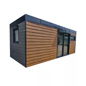 Container Wohncontainer Pavillon Tinyhouse mit Badezimmer Ferienhaus 7x3m 20qm - Bild 1 von 9