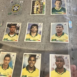 panini world cup france 98 stickers Brazil full team set - Picture 1 of 2