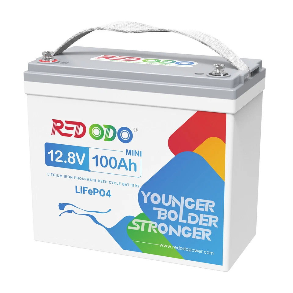 Redodo R12V100100MINI16A60 12V 100Ah LiFePO4 Battery