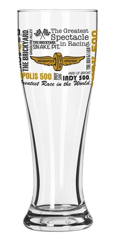Indianapolis Motor Speedway Collector Spirit Pilsner Glass Indy 500 Brickyard400 Cover