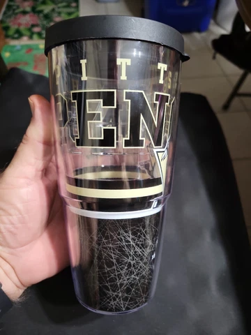 NWT Rare Tervis NHL Pittsburgh Penguins 1967 Founded Insulated Tumbler 24 oz EUC Cover