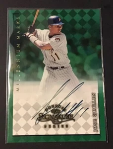 ⚾️ Jose Guillen 1998 Donruss Millennium Marks   #652 Signature Series  Autograph - Picture 1 of 2
