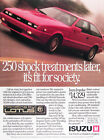 1989 ISUZU IMPULSE Original Vintage Ad ~ MSRP $14,329 ~ FREE SHIPPING!