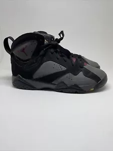 Air Jordan 7 VII Retro BG Bordeaux 304774-034 Black Purple Youth Size 6.5Y - Picture 1 of 11
